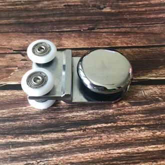 Zinklegering Slidiing Deur Wiel Soild 4 Wiel Roller Voor Bedthroom Glazen Deur Katrol 20Mm Wiel 2 Stuks