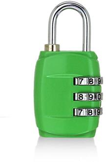 Zinklegering Sluizen Hangslot Metalen Slot Bagage Kabinet Lock Mini Anti-Diefstal Bagage Gym Slot Veiligheid Reizen Baglock groen