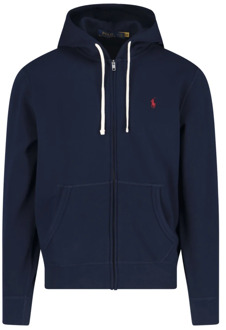 Zip-through hoodie Ralph Lauren , Blauw , Heren - 2XL
