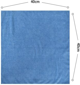 Zipsoft 5 Stks/partij 40*40 Cm Keuken Handdoek Auto Microfiber Handdoeken Blauw Geel Handdoeken Cleaning Rags Keuken vaatdoek