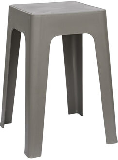 zit krukje/stoel - grijs - D34 x H47 cm - Stapelbaar