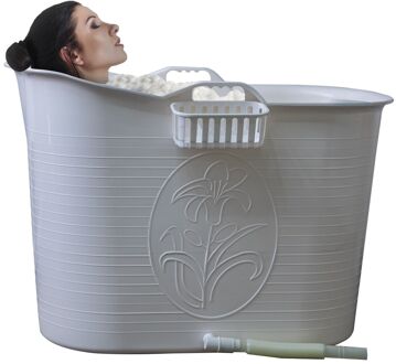 Zitbad Nancy - 200L - Bath Bucket - Wit