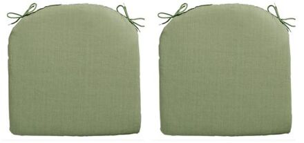 Zitkussen - Basic Green - 46x48 - Groen - 2 Stuks