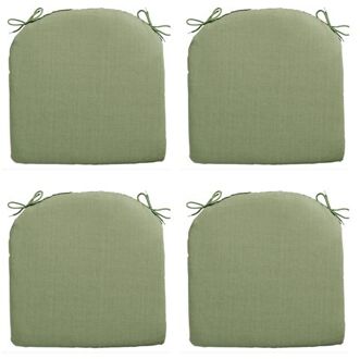 Zitkussen Basic - Green - 46x48 - Groen - 4 Stuks