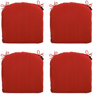 Zitkussen Basic - Red - 46x48 - Rood - 4 Stuks