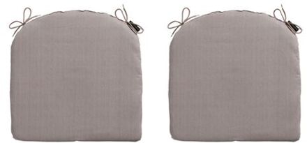 Zitkussen - Basic Taupe - 46x48 - Bruin - 2 Stuks