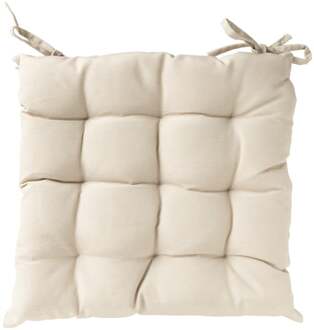 Zitkussen - beige - 40x40 cm