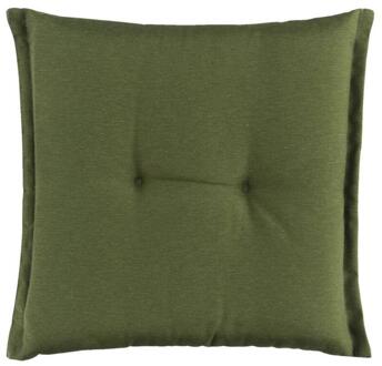Zitkussen Brest - Donker - 44x44 Cm - Stof - Groen