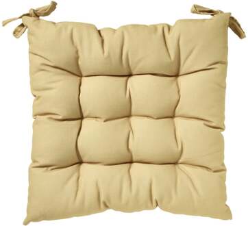 Zitkussen - geel - 40x40 cm