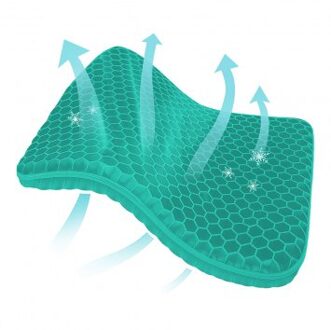 Zitkussen met honingraatstructuur