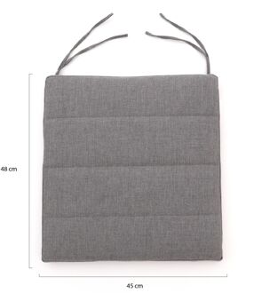 Zitkussen Multi 45x48cm - Laagste prijsgarantie! Grijs