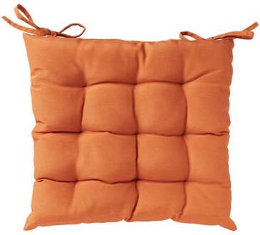 Zitkussen - oranje - 40x40 cm