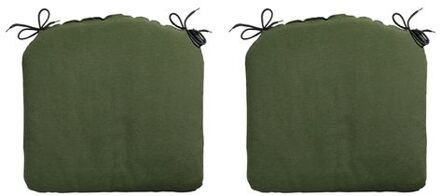 Zitkussen - Panama Green - 46x48 - Groen - 2 Stuks