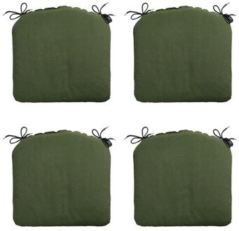 Zitkussen Panama - Green - 46x48 - Groen - 4 Stuks