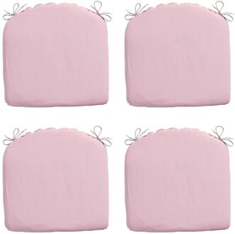 Zitkussen Panama - Soft - Pink - 46x48 - Roze - 4 Stuks