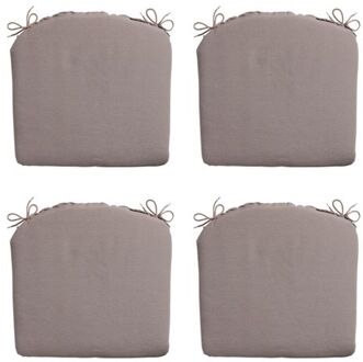 Zitkussen Panama - Taupe - 46x48 - Bruin - 4 Stuks