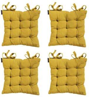 Zitkussen Panama Yellow - 46x46cm - 4 Stuks Multikleur