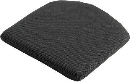 zitkussen Rib 46 x 48 cm dralon zwart