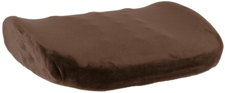 Zitkussen stoel - bruin - B33 x H9 cm - bureaustoel/autostoel