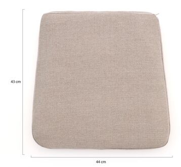 Zitkussen t.b.v. Asti/Busso dining tuinstoel - Laagste prijsgarantie! Wit