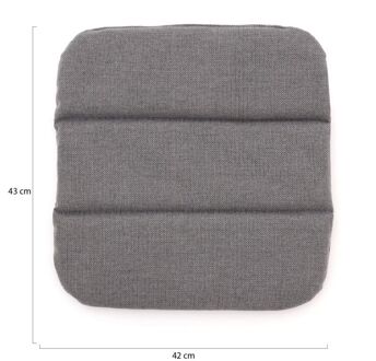 Zitkussen t.b.v. Sophie/Delphine dining tuinstoel - Laagste prijsgarantie! Grijs