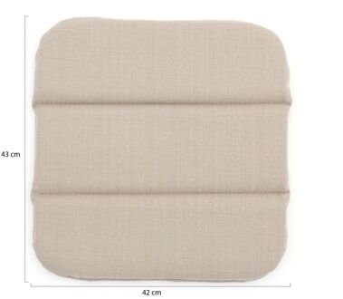 Zitkussen t.b.v. Sophie/Delphine dining tuinstoel - Laagste prijsgarantie! Taupe