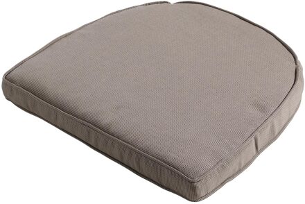 zitkussen York 48 x 48 cm polyester/ katoen taupe Roze