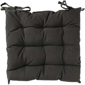 Zitkussen - zwart - 40x40 cm