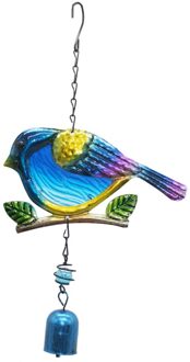 Zitten Vogel Decor Windgong Yard Home Opknoping Klokken Outdoor Tuin Ornament A1