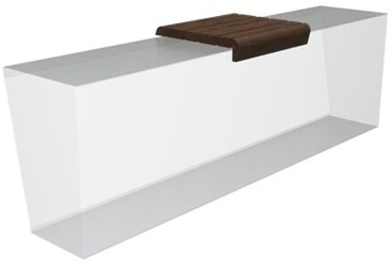 Zitting afgerond 49 x 46 x 9 cm bamboe