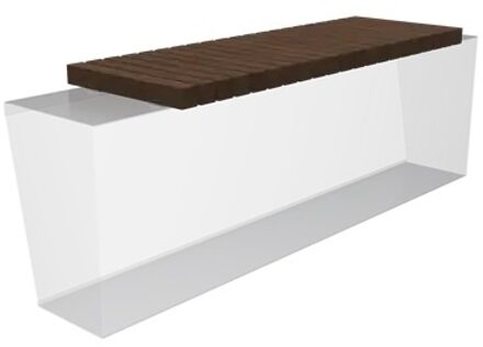 Zitting recht 150 cm bamboe