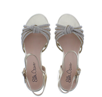 Zjilou strass knoop | maat: | kleur: | dames sandalen Goud - 40