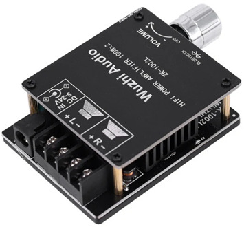 ZK-1002L MINI Bluetooth 5.0 DC 5-24V Wireless o Digital Power Amplifier Stereo Board 100Wx2 Bluetooth Amp Amplifier