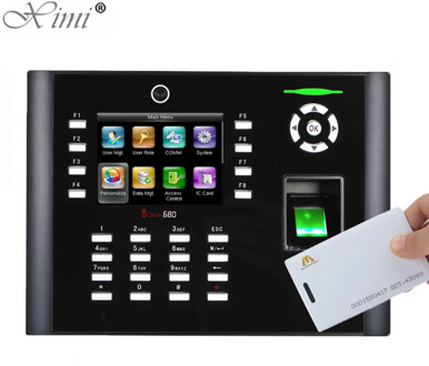 ZK iclock680 8000 User Capacity Fingerprint And 125KHZ RFID Card Time Attendance With Camera Biometric Finerprint Access Control
