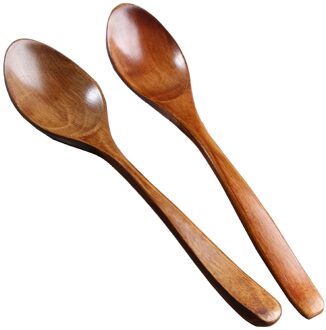 ZK20 Houten Lepel Bamboe Keuken Koken Gebruiksvoorwerp Tool Soep Theelepel Catering Voor Kicthen Houten Lepel