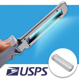 ZK20 Uv Licht Wand Handheld Uv Sanitizer Uvc Licht Led Uvc Sanitizer Wand Voor Huishoudelijke Garderobe Toilet Keuken Speelgoed UVC wit