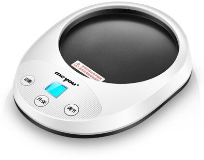 ZK30 220V Cup Heater Cup Warmer Smart Thermostatische Hete Thee Makers 8 Gear Verwarming Coaster Voor Koffie Melk Thee warmer Pad wit