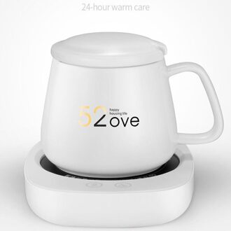 ZK30 Elektrische Aangedreven Cup Warmer Verwarming Cup Magnetische Roeren Cup Desktop Verwarmde Mok Plaat Voor Koffie Melk