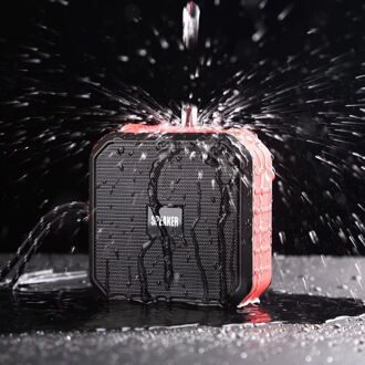 ZK30 Outdoor Waterdichte Draagbare Bluetooth Speaker Draadloze Kolom Luidspreker Ondersteuning Tf Card Badkamer Auto Subwoofer rood