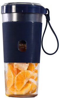 ZK40 Draagbare Elektrische Blender/Juicer Usb Mixer Machine Draadloze Smoothie Blender Mini Keukenmachine Citroen/Oranje Squeezer Blauw