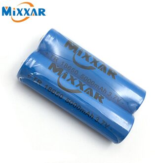 ZK5 2 stks/partij De sterke licht Mixxar zaklamp oplaadbare lithium batterij 3.7 V 18650 batterij Li-Ion accu 5000 mAh