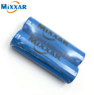 ZK5 2pcs/Lot The strong light Mixxar flashlight rechargeable lithium battery 3.7V 18650 battery Li-ion accumulator 5000mAh
