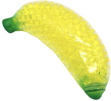 ZK50 Fidget Speelgoed Banaan Squeeze Speelgoed Pop Het Antistress Creatieve Squeeze Spoof Vent Sponsachtige Banaan Stress Bal Speelgoed Volwassen Popit geel