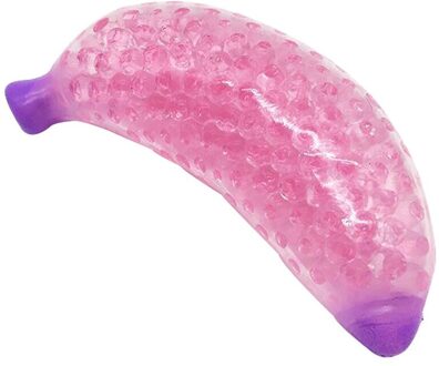 ZK50 Fidget Speelgoed Banaan Squeeze Speelgoed Pop Het Antistress Creatieve Squeeze Spoof Vent Sponsachtige Banaan Stress Bal Speelgoed Volwassen Popit paars