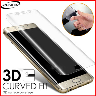 ZLNHIV full cover tempered glass for samsung Galaxy S7 edge S8 S9 S10e S10 plus phone screen protector protective film on glass