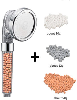 Zloog Badkamer 3 Functie Verstelbare Jetting Douchekop Hoge Druk Waterbesparende Anion Steen Filter SPA Douchekoppen reeks C