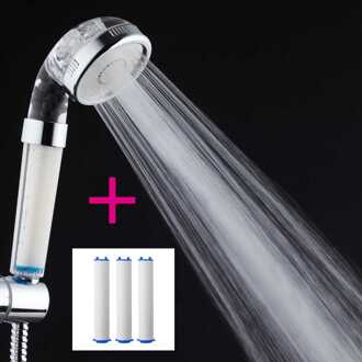 Zloog Badkamer Pp Katoen Filter Douche Waterbesparende Douchekop Hoge Druk Negatieve Ionen Handdouche reeks