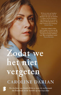 Zodat we het niet vergeten -  Caroline Darian (ISBN: 9789402327311)
