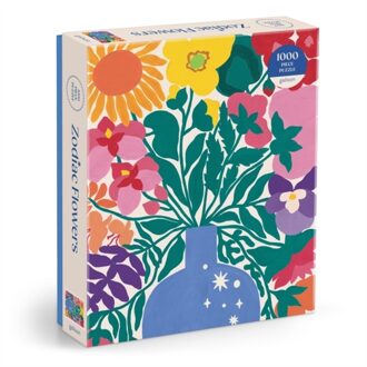 Zodiac Flowers 1000 Piece Puzzle -  Galison (ISBN: 9780735381575)