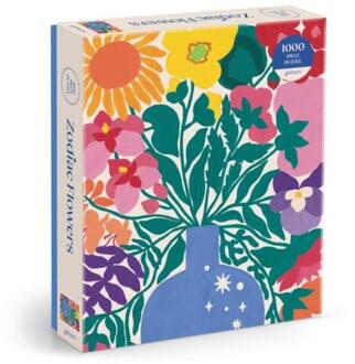 Zodiac Flowers 1000 Piece Puzzle -  Galison (ISBN: 9780735381575)